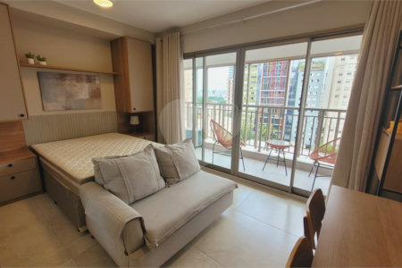 Studio para alugar com 1 suíte em Cerqueira César, São Paulo, SP