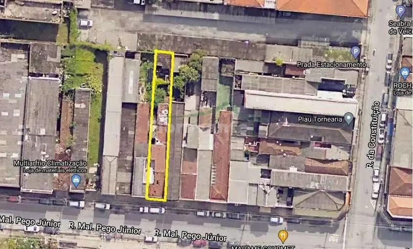 Terreno à venda por R$ 484.000,00 - Vila Nova - Santos/SP