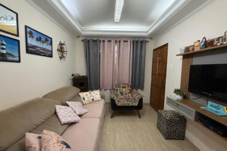 Apartamento com 2 dormitórios à venda, 62 m² por R$ 375.000,00 - Boqueirão - Santos/SP