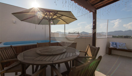 Cobertura à venda com 3 quartos, sendo 1 suíte,  em Recreio dos Bandeirantes, Rio de Janeiro, RJ