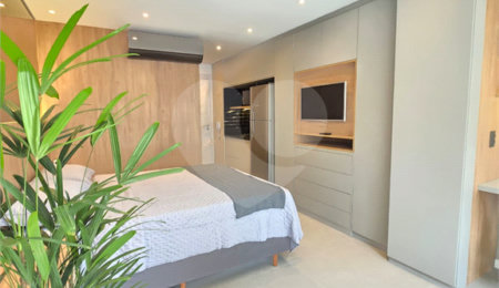 Studio à venda ou para alugar com 1 suíte em Cerqueira César, São Paulo, SP