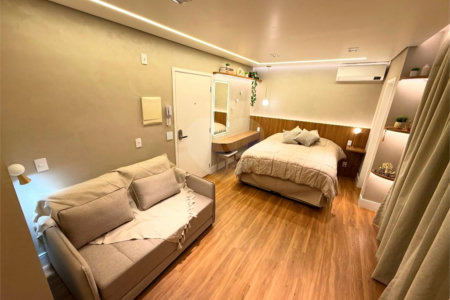 Apartamento com 35m², 1 dormitório, à venda na Bela Vista