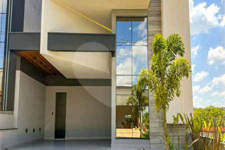 Casa Térrea Evidências - Indaiatuba/SP - R$ 1.950.000,00 - Área Total 307,33 m² - Área Construída 201,90 m² - TÉRREA - 03 suítes sendo a master com closet; Escritório; Lavabo; Cozinha com cooktop, forno, micro-ondas e coifa; Móveis planejados na hall de entrada, sala, escritório, cozinha, gourmet, s