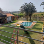 Indaiatuba- Recreio Internacional Viracopos - Terreno com 1000 ms - construido 200 ms - Sobrado com 3 dorms, 1 suite, Ar condicionado nos quartos e sala, cozinha com armários, cooktop, ampla varanda - Quiosque com churrasqueira e piscina , playground, garagem, deposito - R$ 1.500.000,00 - não ace