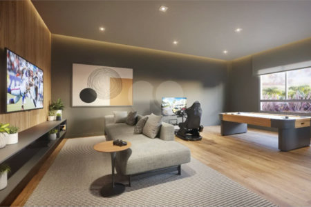 Living Hectare | 76 m², 2 suítes e 1 vaga — Conceito de casa no Anália Franco