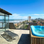 Cobertura em Mongaguá, com vista maravilhosa para o Mar, com hidromassagem