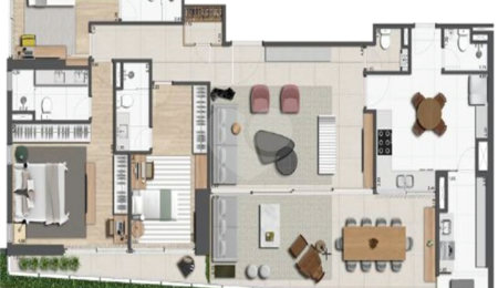 Apartamento à venda com 3 suítes em Cerqueira César, São Paulo, SP