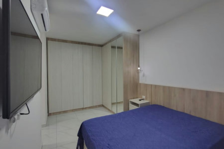 Apartamento com 2 dormitórios para alugar, 76 m² por R$ 7.000,00/mês - Gonzaga - Santos/SP