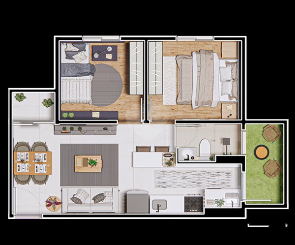 Apartamento 42m² 2