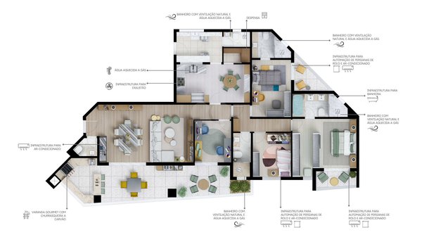 Apartamento 172m² 1