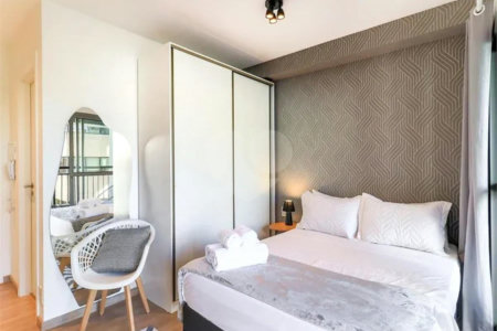 Apartamento à venda com 1 suíte em Indianópolis, São Paulo, SP