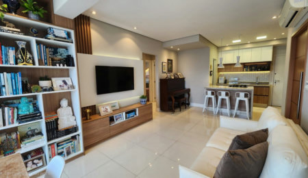 Apartamento com 2 dormitórios à venda, 83 m² por R$ 1.590.000,00 - Boqueirão - Santos/SP