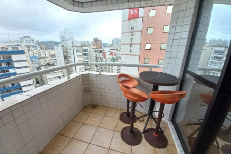 Apartamento com 2 dormitórios à venda, 60 m² por R$ 585.000,00 - Boqueirão - Santos/SP