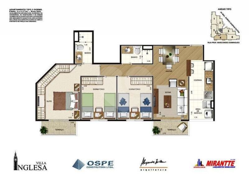 Apartamento à venda com 3 quartos, sendo 1 suíte, em Tucuruvi, São Paulo, SP