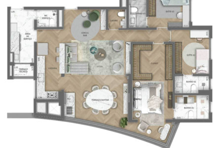 Apartamento à venda com 3 suítes em Água Branca, São Paulo, SP