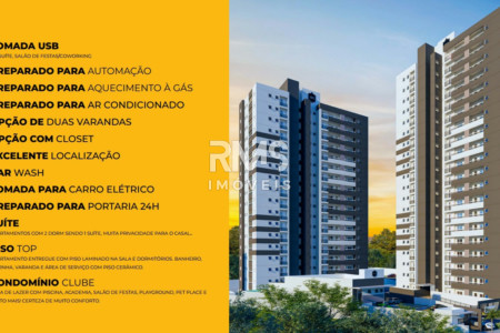 Apartamento à venda com 2 quartos, sendo 1 suíte, em Jardim São Carlos, Sorocaba, SP