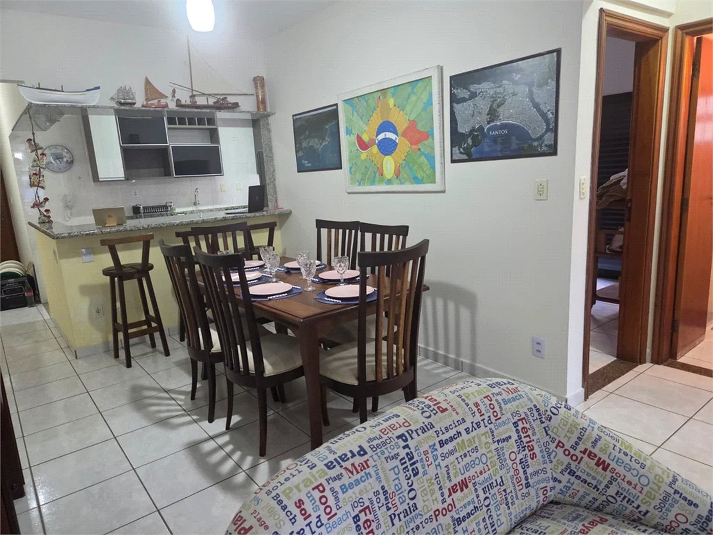Apartamento à venda com 2 quartos, sendo 1 suíte,  em Canto do Forte, Praia Grande, SP