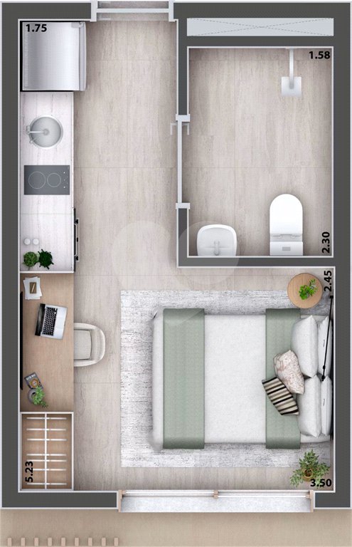 Studio à venda com 1 quarto em Jardim América, São Paulo, SP
