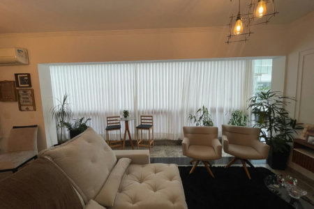Apartamento 3 dormitórios com 2 suítes, 2 vagas demarcadas, no Embaré, Santos