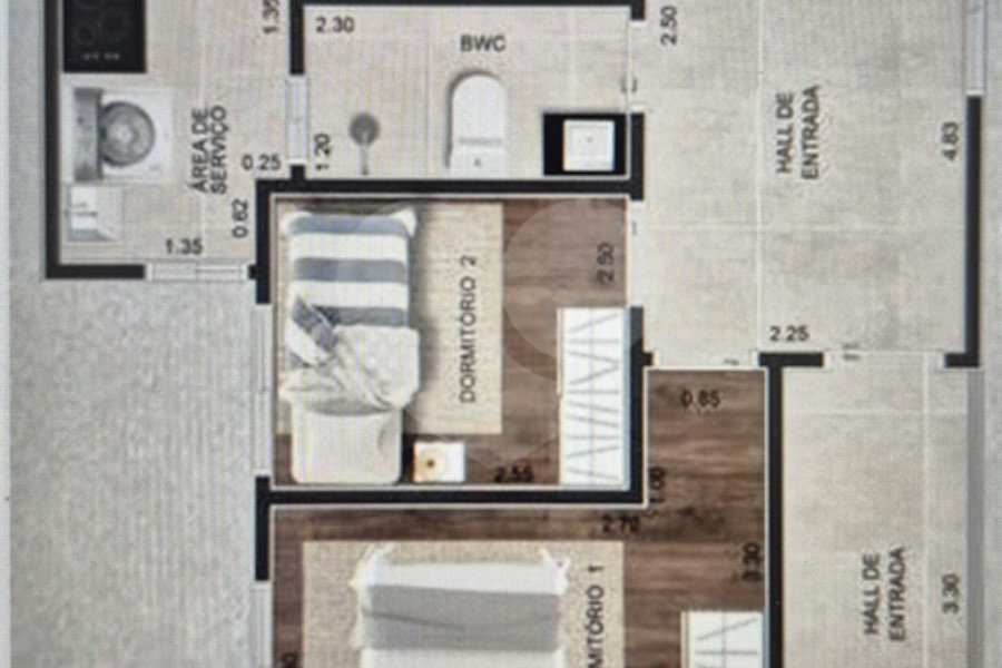 Apartamento à venda com 2 quartos em Parada Inglesa, São Paulo, SP