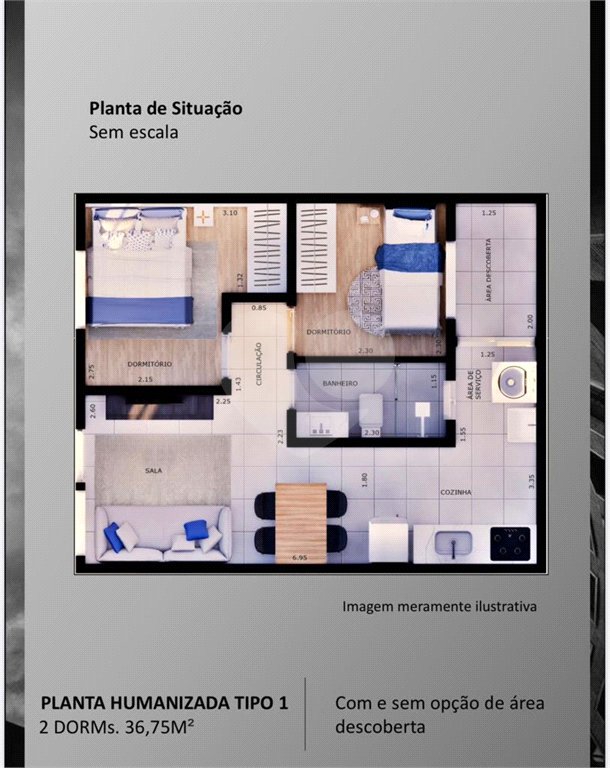 Apartamento à venda com 3 quartos, sendo 1 suíte, em Chora Menino, São Paulo, SP