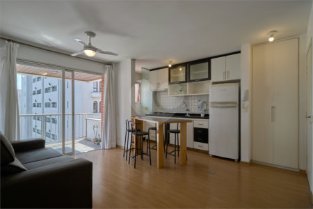 Apartamento para alugar com 1 quarto em Moema, São Paulo, SP