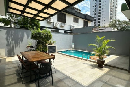 Casa com 3 dormitórios para alugar, 170 m² por R$ 13.740,00/mês - Gonzaga - Santos/SP