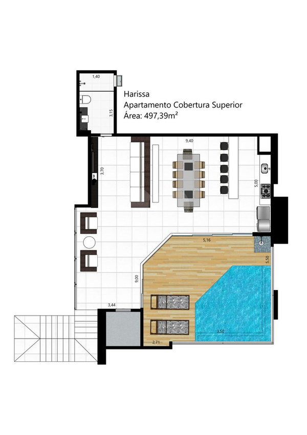 Apartamento 497m² 4