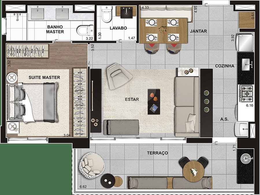 Apartamento à venda com 2 quartos, sendo 1 suíte, em Vila Mariana, São Paulo, SP