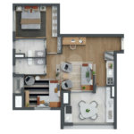 Apartamento à venda com 3 quartos, sendo 1 suíte,  em Vila Cordeiro, São Paulo, SP