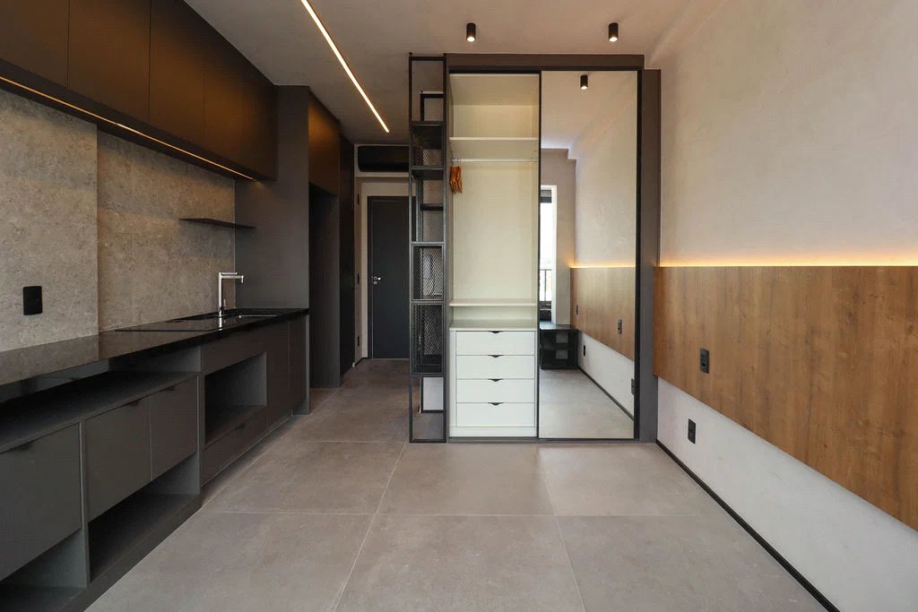 Apartamento à venda ou para alugar com 1 quarto em Pinheiros, São Paulo, SP