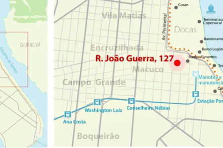 Terreno para alugar, 1250 m² por R$ 30.796,00 - Macuco - Santos/SP