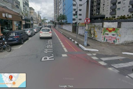 Terreno para alugar, 860 m² - Itararé - São Vicente/SP