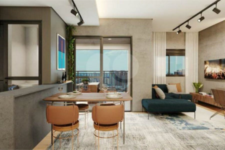 Apartamento de 02 dormitórios sendo uma Suíte.