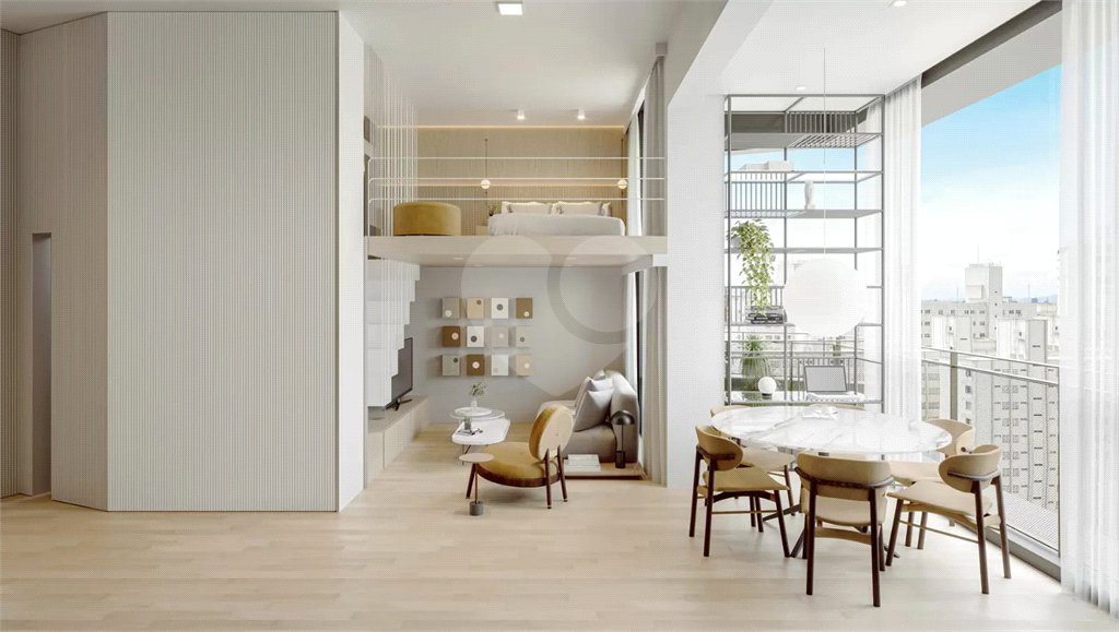 Studio na Vila Mariana, de 24m2 Pé Direito 3,7m