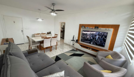 Apartamento à venda, 109 m² por R$ 775.000,00 - José Menino - Santos/SP