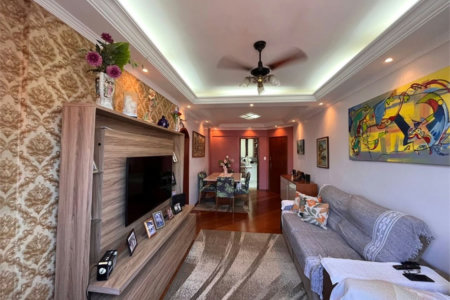 Apartamento à venda, 92 m² por R$ 690.000,00 - Campo Grande - Santos/SP