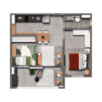 Apartamento à venda com 2 quartos em Brooklin Paulista, São Paulo, SP