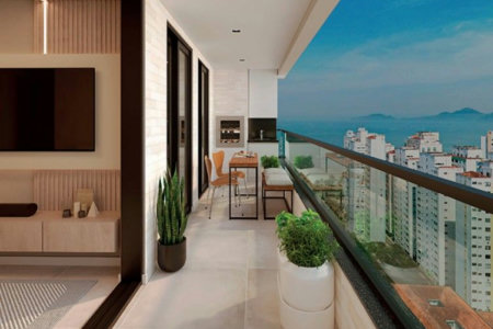 Apartamento à venda, 84 m² por R$ 1.377.600,00 - Boqueirão - Santos/SP