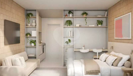 Apartamento à venda com 1 quarto em Cerqueira Cesar, São Paulo, SP