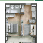 Apartamento à venda com 1 quarto em Ipiranga, São Paulo, SP