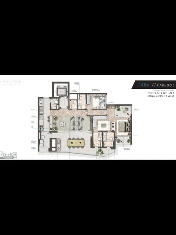 Apartamento à venda com 2 suítes em Santo Amaro, São Paulo, SP