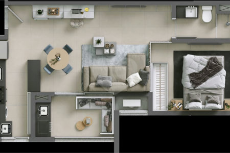 Apartamento à venda com 1 quarto em Além Ponte, Sorocaba, SP