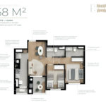 Apartamento à venda com 2 quartos, sendo 1 suíte, em Vila Yara, Osasco, SP