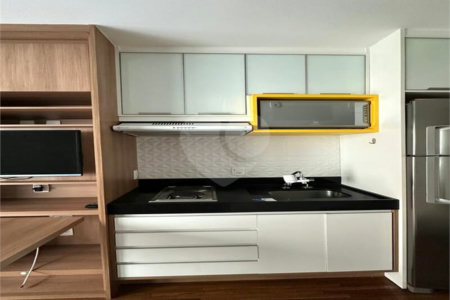Apartamento à venda ou para alugar com 1 quarto em Vila Olímpia, São Paulo, SP