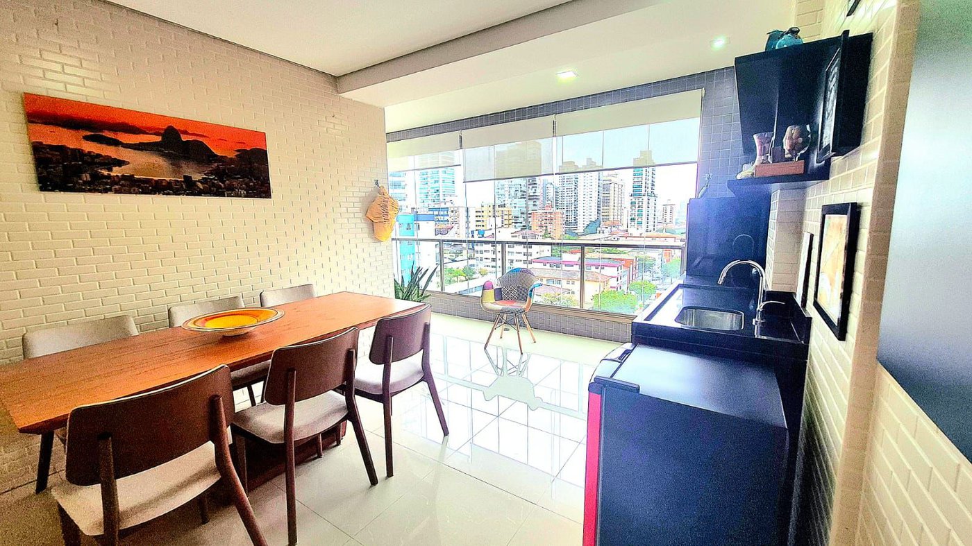 Apartamento com 3 dormitórios à venda, 210 m² por R$ 1.750.000,00 - Boqueirão - Santos/SP