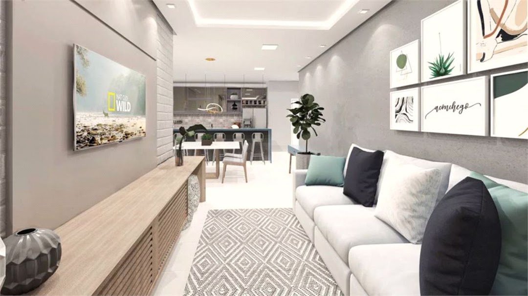 Apartamento Residencial à venda, Vila Assunção, Praia Grande - AP0363.