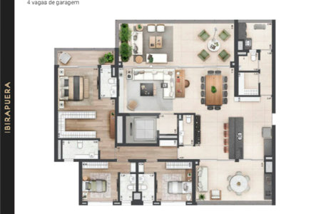 Apartamento à venda com 3 suítes em Chácara Itaim, São Paulo, SP