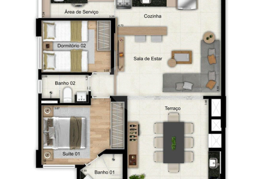 Apartamento à venda com 2 quartos, sendo 1 suíte, em Santana, São Paulo, SP