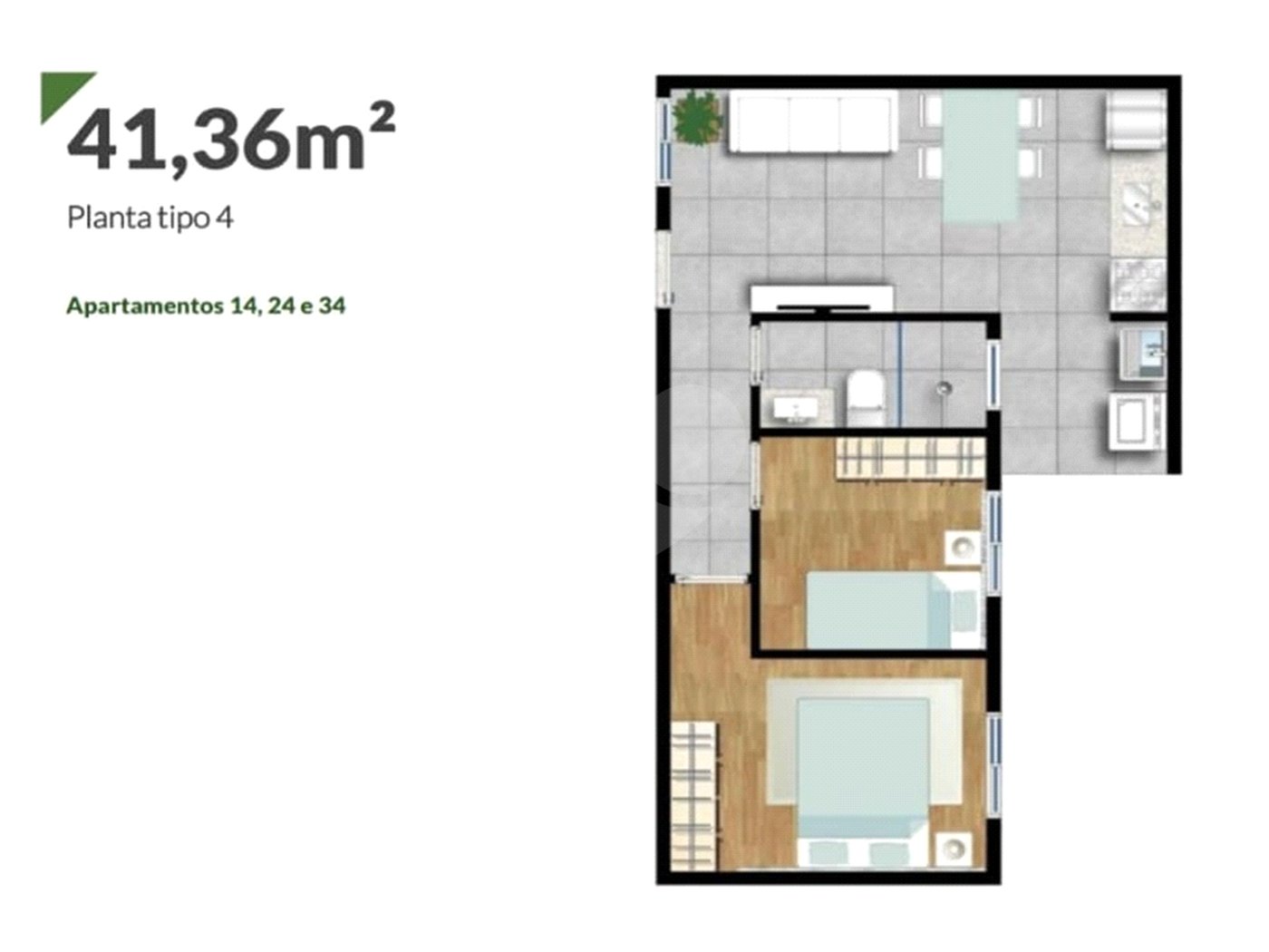 Apartamento à venda com 1 quarto em Vila Gumercindo, São Paulo, SP